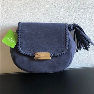Kate spade “Adalise” (blue suede leather)